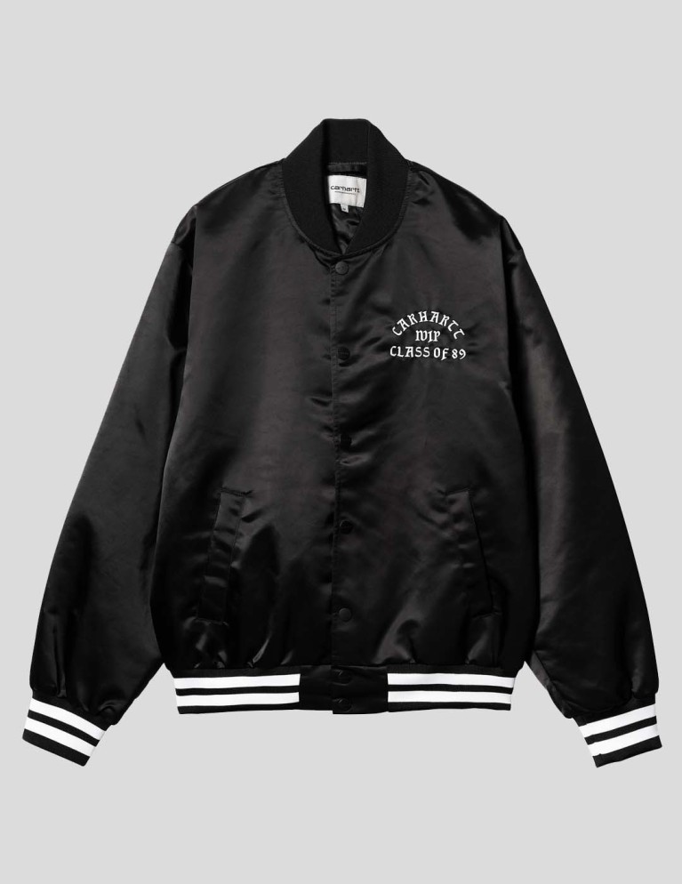 Chaqueta CARHARTT WIP class of 89 bomber jacket black/white